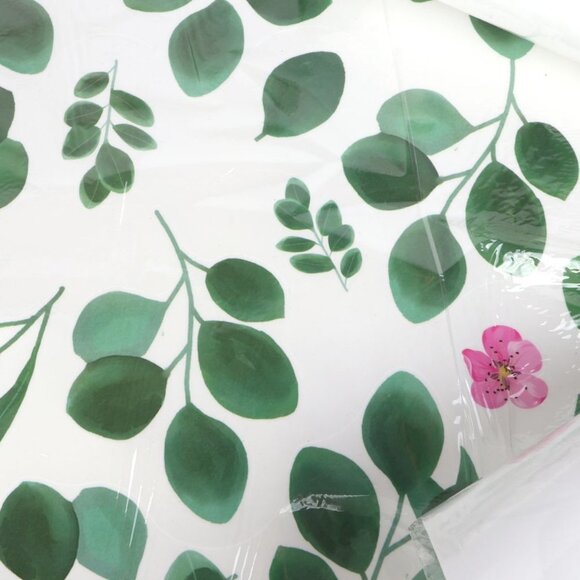 Wall Decor Mural Sticker Tropical Plant Flower Ladybug Leaf Decoration Green - Picture 5 of 5